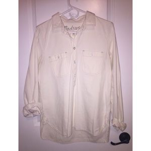 Womens Madewell Half Buttoned